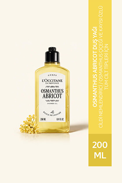 L'Occitane Osmanthus Abricot Parfümlü Duş Yağı, Osmanthus Çiçeği