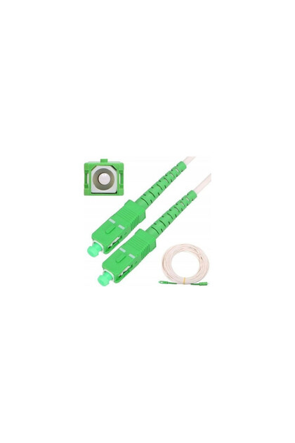 Cordon de corecție SC/APC-SC/APC SM 3.0mm culoare albă Telix 10M