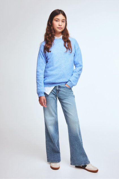 Baggy Fit Bootcut Leg Jeans