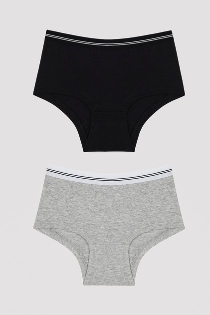 Kız Çocuk Basic 2 li Hipster Külot