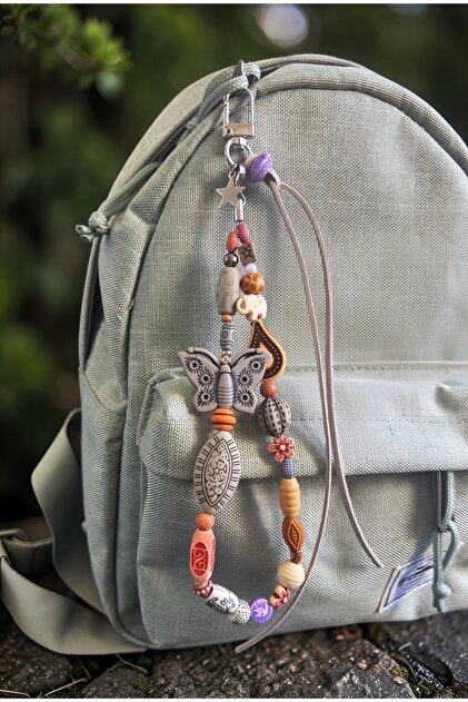 Bohemian Ethnic Handmade Bag Charm – Vintage Style Bag Decoration and Keychain