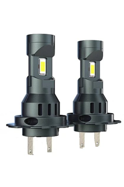 Set de 2 becuri LED auto K7 H7 100W/set 16000LM cu ventilator și canbus