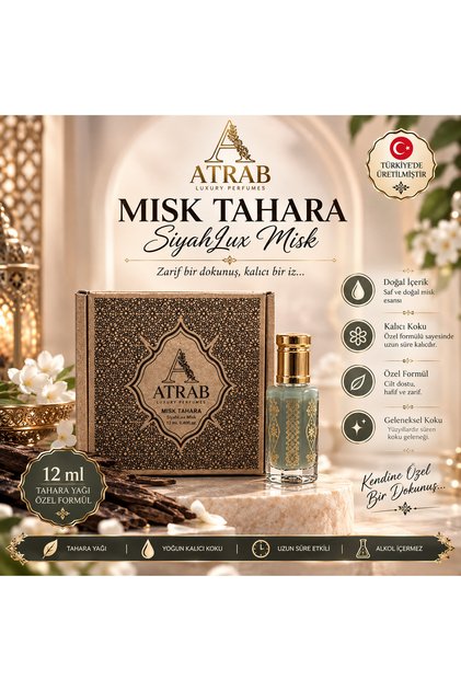MISK TAHARA SiyahLux Misk 12mL