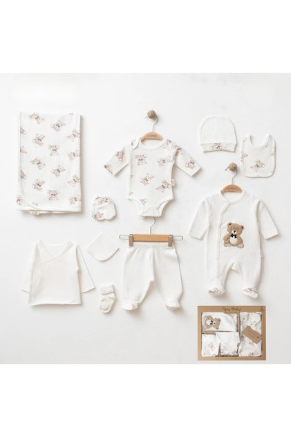 Baby Boy 0-3 Months with Plush Teddy Bear