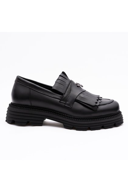 Pantofi Dama din Piele Naturala Negru