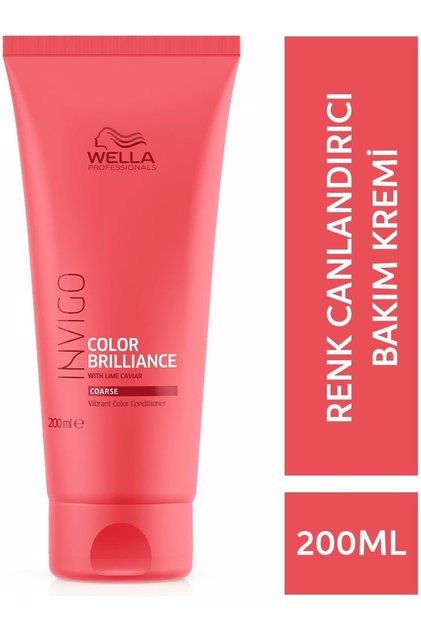 Invigo Color Brilliance Coarse - Color Protecting Conditioner for Coarse, Colored Hair 200 ml - Color Conditioner