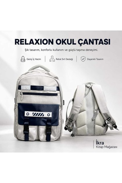 2471 Unisex School Backpack with Large Compartments, Ergonomic Support, Multiple Pockets, Daily and Travel Bag
