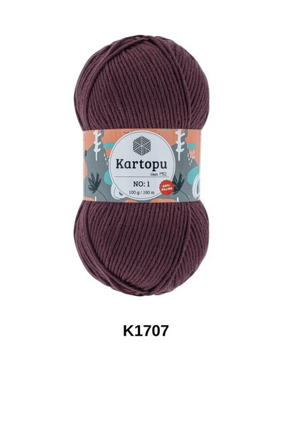 1 piece snowball no:1 100 grams 160 meters yarn for baby and adult vest jacket sweater blanket scarf beanie anti-pilling hand knitting yarn color: k1707
