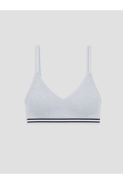 I Striped Bustier with Pads Without Underwire from Freezen Store