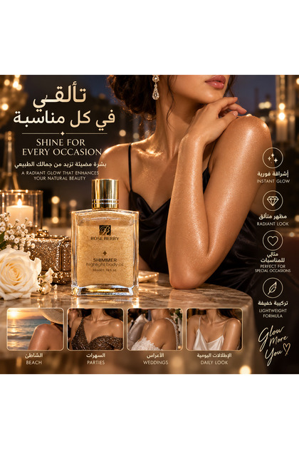 Russ Perry - Shimmering Body Oil for a Magical Golden Glow ✨