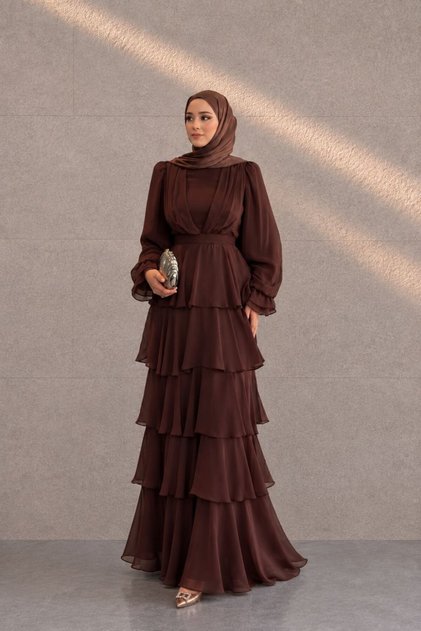 Derya Şifon Tesettür Abiye