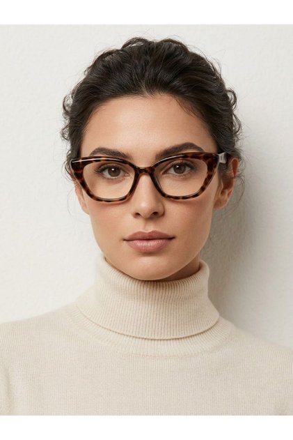 Cat Eye Design Vintage Design Black Frame Nude Glass 50 Pieces