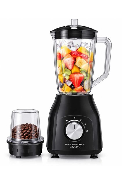 New Golden Create 2 in 1 Blender Electric Mixer with Grinder