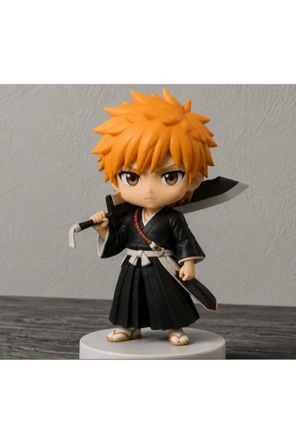 Bleach Chibi Ichigo Kurosaki Figür - Kendin Boya Hobi & Figür