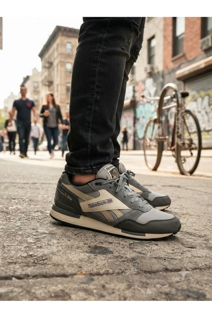 GL 1600 Koyu Gri-Gri Erkek Sneaker 100277219
