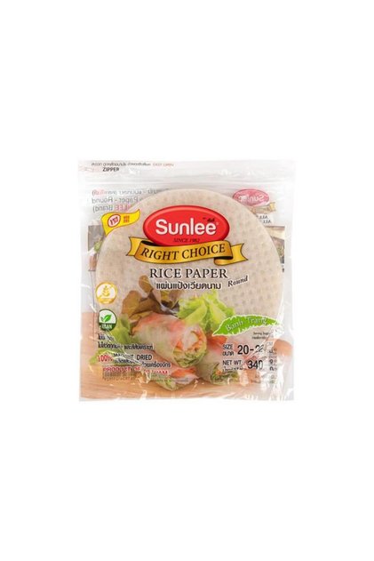 Pirinç Yufkası 340 g (22 cm) - Glutensiz Vegan Rice Paper Spring Roll Kağıdı