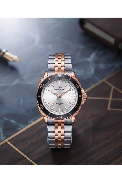 Men's Steel Watch, Original Brand Louis Martin