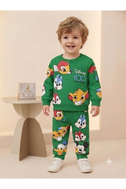 100% Cotton Printed Comfortable Fit Top and Bottom Baby Set