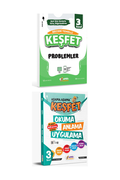 meraklı zihinler 3. Sınıf Keşfet Paragraf + Keşfet Problem + Aşama