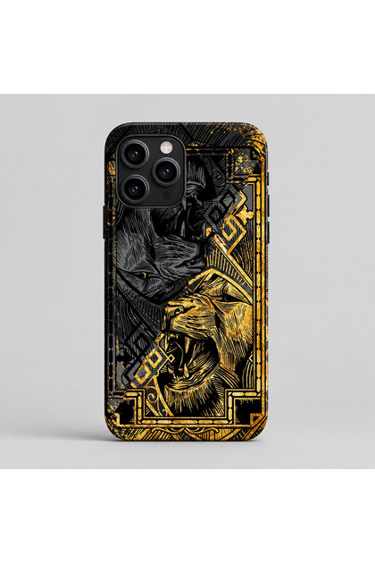 iPhone 11 PROMAX Uyumlu Desenli Siyah Lansman Telefon Kılıfı K269