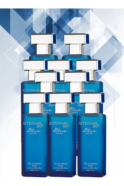 10 قطع باللون الأزرق للرجال 100ML