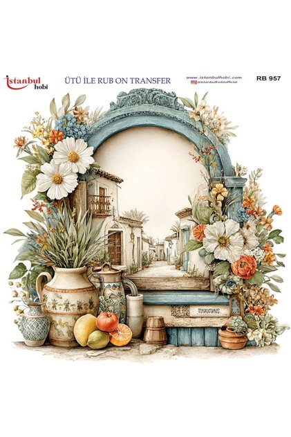 Ütü ile Rub On Transfer Kağıdı 30x30cm RB-957