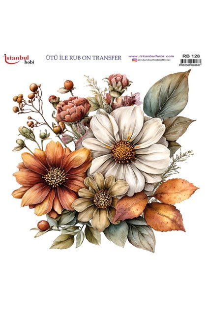 Ütü ile Rub On Transfer Kağıdı 30x30cm RB-128