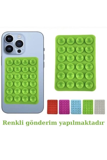 Özel Üretim Güçlü Tutucu Vantuzlu Sağlam Yapışkan Silikon Malzeme Cep Telefonu Kapağı Sabitleme Pedi