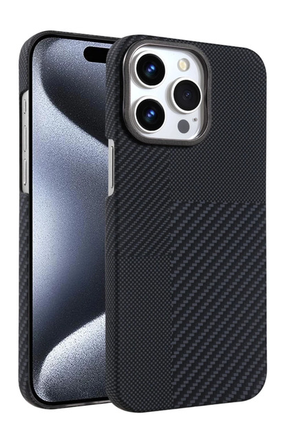 Apple iPhone 15 Pro Max Compatible Vega Magsafe Cover - Black