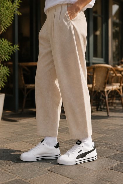 Vl-9059 White Women's Daily Sneaker Comfort Casual Anatomical Sports Shoes