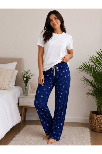 LADY QUEEN PREMİUM BAMBU PAMUKLU KUMAŞ PİJAMA ALTI