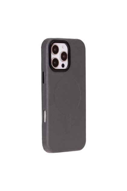 Bloomcase Aeris Iron iPhone 16 Pro Max Magsafe Genuine Leather Case