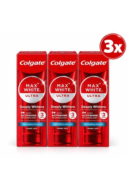 3x 50 ml pastă pentru albire ultra-intensă, perle de prospețime