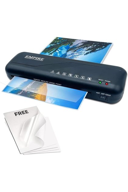 Laminating Machine with 5 Laminating Pouches, Hot and Cold Laminator Machi