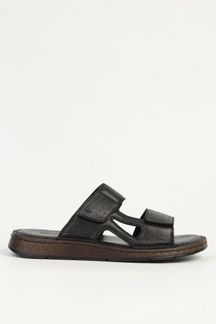 Black Men's Slippers Pc-7331