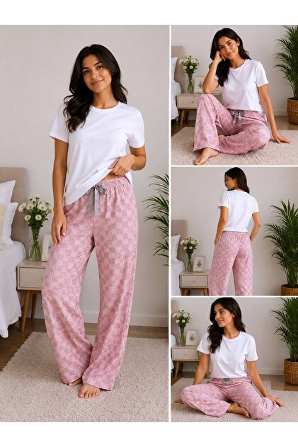 LADY QUEEN % 100 BAMBU PAMUKLU VİSKON PİJAMA ALTI