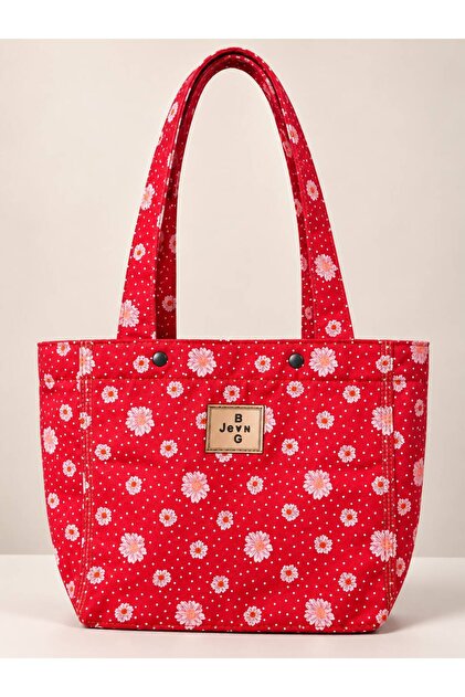 Laminated Insulated Denim Tote Bag