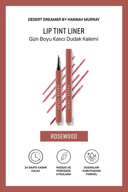 Lip Tint Liner Gün Boyu Kalıcı Dudak Kalemi - Rosewood