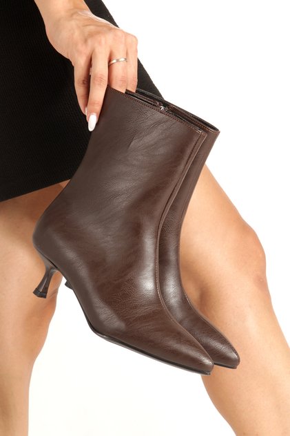 Pointed Toe Thin Heeled (5cm) Classic Women's Boots