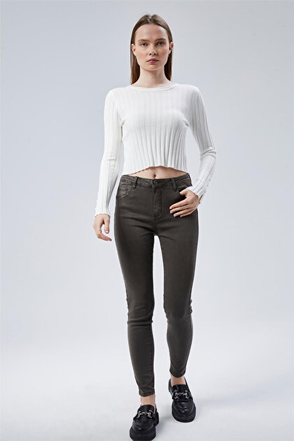 Lycra Skinny Leg Push up Jean Pants