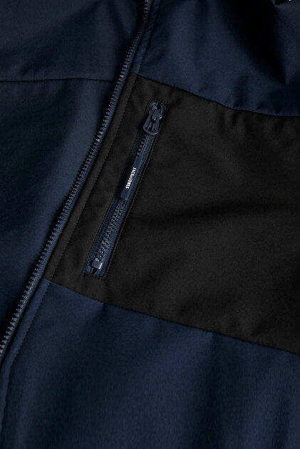 Men's Zippered Hooded Softshell Coat - Lupo