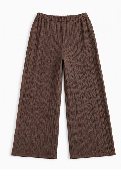 Women's Trousers Casual Stylish Elastic Waist Knitted Fabric