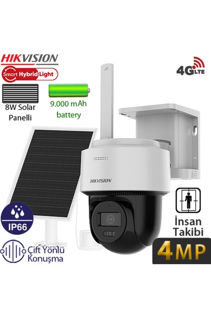 (DS-2CFSP4/4G) 4MP 24/7 SOLAR 4G PT KAMERA