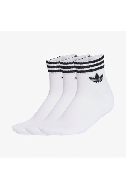 3-Stripes Ankle 3' lü Unisex Beyaz Çorap