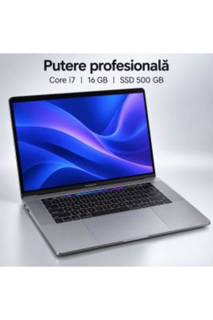 MACBOOK Pro A1707 Retina Φορητός Υπολογιστής, επεξεργαστής i7 τετραπύρηνος 2.7GHz, 15.4 ", 16GB RAM, 500 GB SSD, macOS