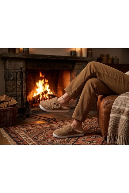 Women's Plush House Slippers, Soft Fur, Soft Sole, Warm Winter Slippers