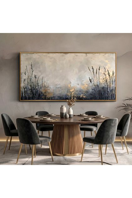 Framed Wall Art Painting with Outer Frame, Scenic Views Decor, 80x120 cm