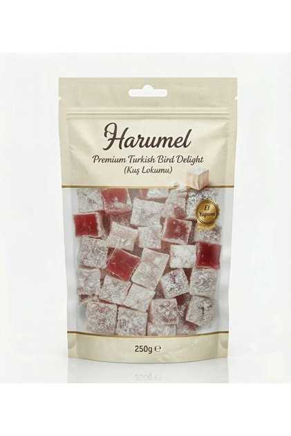 GÜLLÜ LOKUM- KAHVE YANI LOKUM 250 GR