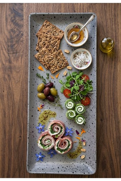 35X15 Rectangular Presentation Plate