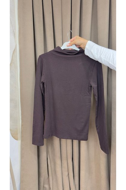 Molly Nelly Women's High Half Collar Long Sleeve Body